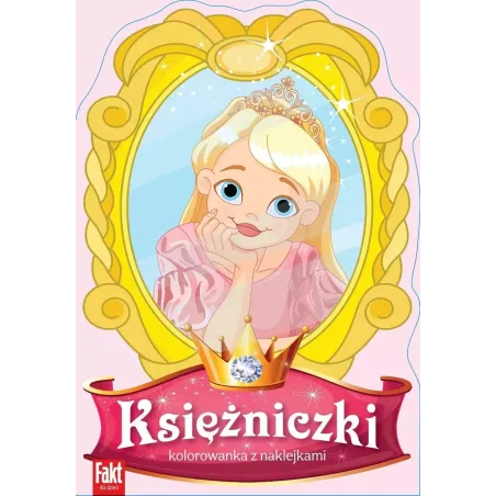 KSIĘŻNICZKI. KOLOROWANKA Z NAKLEJKAMI