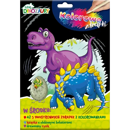 Lubię Dinozaury. Kolorowe Zdrapki Lubię Dinozaury. Kolorowe Zdrapki