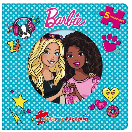 BARBIE. KSIĄŻKA Z PUZZLAMI