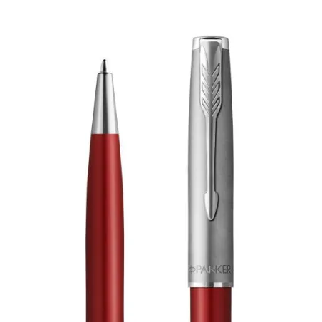 Długopis Parker Sonnet Sand Blasted Metal Red Ct