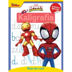 MARVEL SPIDEY I SUPER-KUMPLE. KALIGRAFIA. BAW SIĘ I UCZ! KSIĄŻECZKA Z NAKLEJKAMI