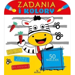ZADANIA I KOLORY. KSIĄŻECZKA Z NAKLEJKAMI