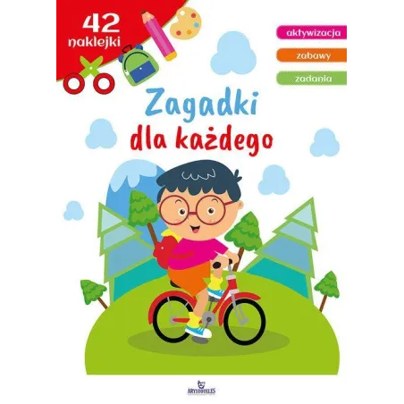 ZAGADKI DLA KAŻDEGO. KSIĄŻECZKA Z NAKLEJKAMI