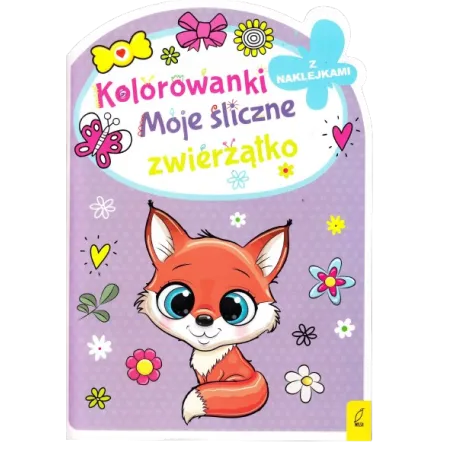 MOJE ŚLICZNE ZWIERZĄTKO. KOLOROWANKI Z NAKLEJKAMI
