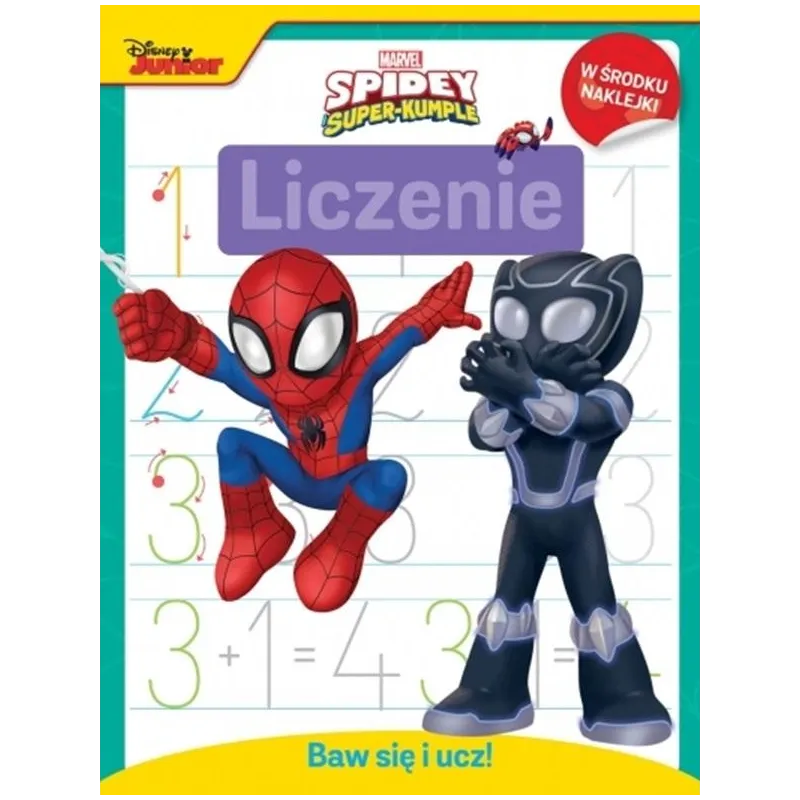 MARVEL SPIDEY SUPER-KUMPLE. LICZENIE. BAW SIĘ I UCZ. KSIĄŻECZKA Z NAKLEJKAMI