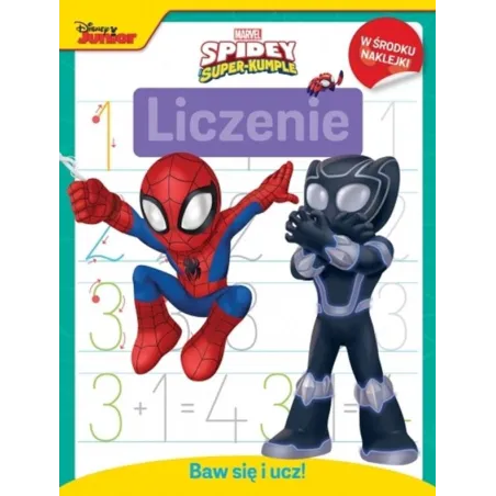 MARVEL SPIDEY SUPER-KUMPLE. LICZENIE. BAW SIĘ I UCZ. KSIĄŻECZKA Z NAKLEJKAMI