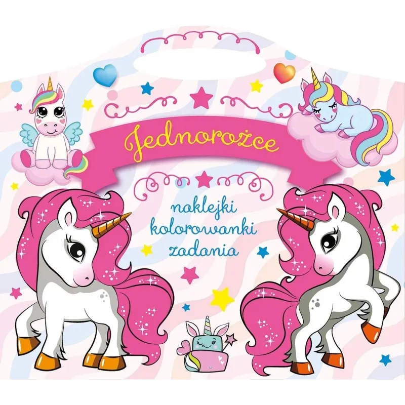JEDNOROŻCE. NAKLEJKI, KOLOROWANKI, ZADANIA