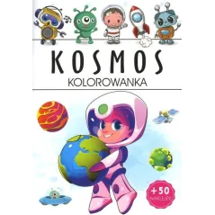 KOSMOS. KOLOROWANKA Z NAKLEJKAMI