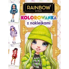 RAINBOW HIGH KOLOROWANKA Z NAKLEJKAMI