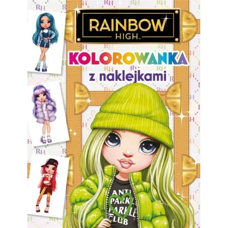 RAINBOW HIGH KOLOROWANKA Z NAKLEJKAMI