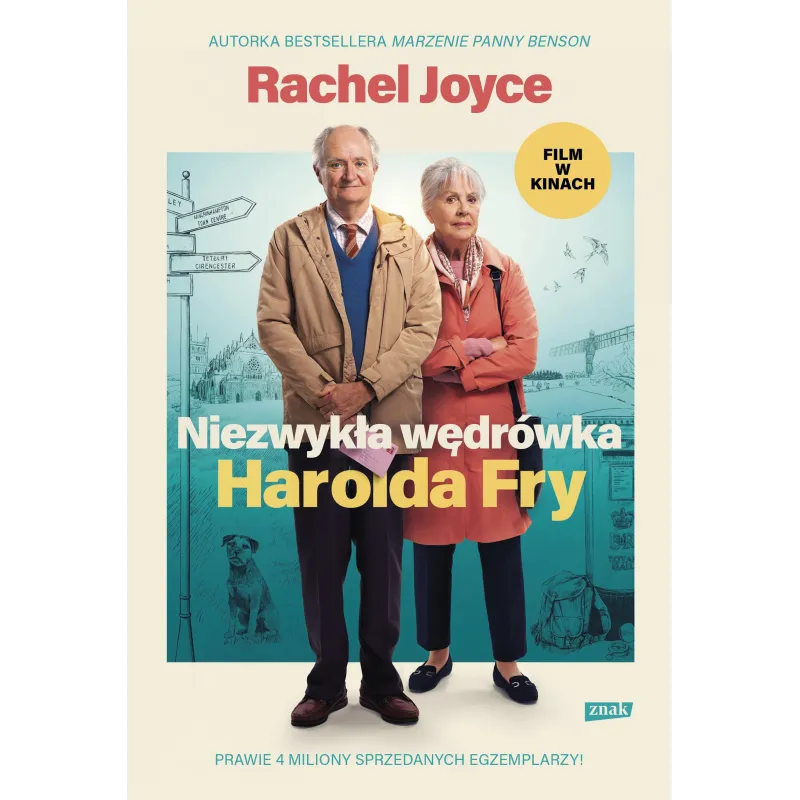 Niezwykła wędrówka Harolda Fry okładka filmowa Rachel Joyce