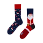 Skarpety Kolorowe Długie Santa Claus Rozmiar 35-38