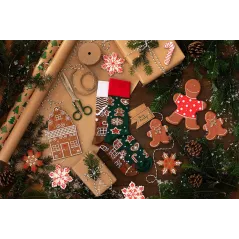 SKARPETY KOLOROWE DŁUGIE THE GINGERBREAD MAN ROZMIAR 35-38