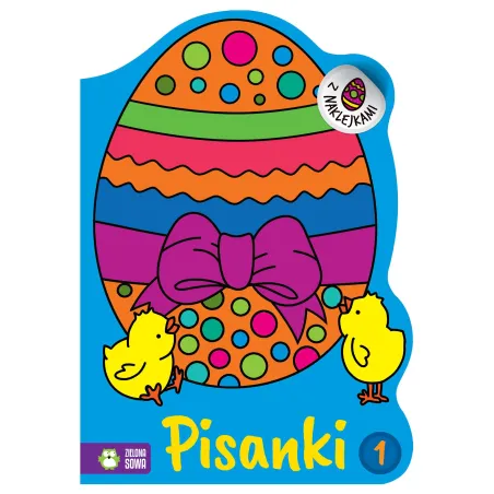 WIELKANOCNE PISANKI Z NAKLEJKAMI 4+ - Zielona Sowa