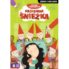 KRÓLEWNA ŚNIEŻKA. CZYTAM I ROZWIĄZUJĘ 4+ - Zielona Sowa