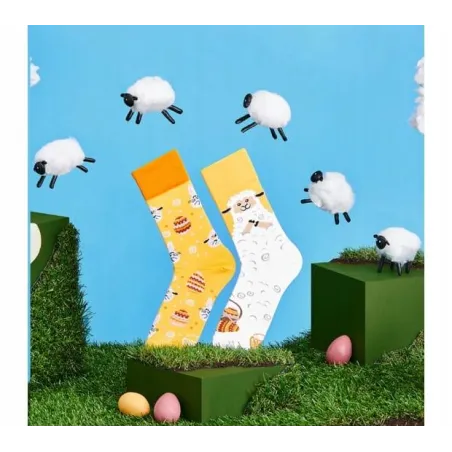 Skarpety Kolorowe Długie Easter Lamb Rozmiar 35-38