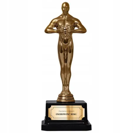 Statuetka Puchar Oscar Wow Awards Osobowość Roku 19.5 Cm Statuetka Puchar Oscar Wow Awards Osobowość Roku 19.5 Cm