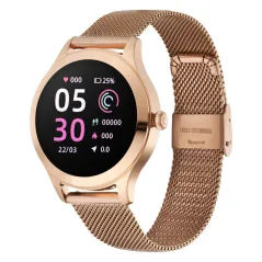 SMARTWATCH GARETT WOMEN NAOMI PRO ZŁOTY STALOWY