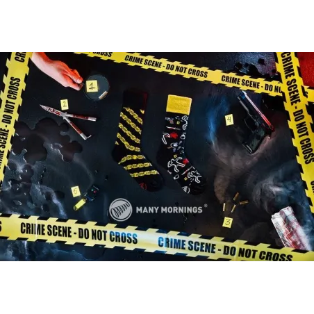 Skarpety Kolorowe Długie Cute Detective Rozmiar 35-38