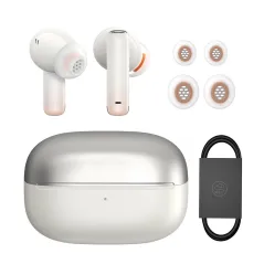 SŁUCHAWKI BEZPRZEWODOWE DOKANAŁOWE BLUETOOTH 5.2 TWS Z ANC / ENC BIAŁE BASEUS STORM 1