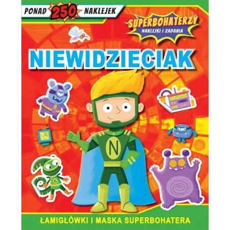 SUPERBOHATERZY NAKLEJKI I ZADANIA. NIEWIDZIECIAK