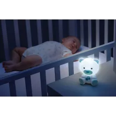 LAMPKA NOCNA NIEBIESKI MIŚ CHICCO 0+ - Chicco