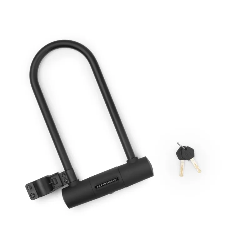ZAPIĘCIE ROWEROWE U-LOCK NA KLUCZ 1.3 X 18 X 32 CM KROSS KZU 360