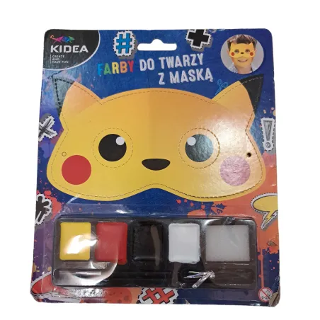 ZESTAW FARB DO MALOWANIA TWARZY Z MASKĄ 3+