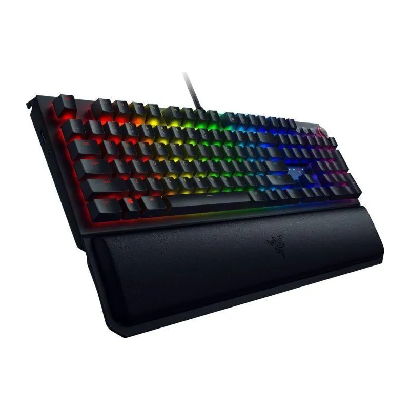 KLAWIATURA GAMINGOWA RAZER BLACKWIDOW ELITE RGB GREEN SWITCH CZARNA MECHANICZNA