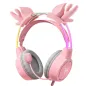 Słuchawki Gamingowe Onikuma X15 Pro Buckhorn Rgb Różowe Słuchawki Gamingowe Onikuma X15 Pro Buckhorn Rgb Różowe