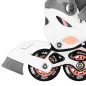 Regulowane Rolki Wrotki Łyżwy Dziecięce 4W1 Rozmiar 38-41 Led Spokey Quattro Regulowane Rolki Wrotki Łyżwy Dziecięce 4W1 Rozmiar 38-41 Led Spokey Quattro
