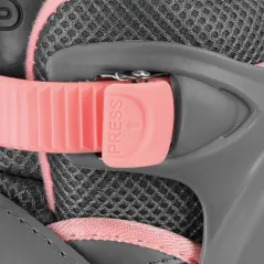 REGULOWANE ROLKI WROTKI ŁYŻWY DZIECIĘCE 4W1 ROZMIAR 38-41 LED SPOKEY QUATTRO