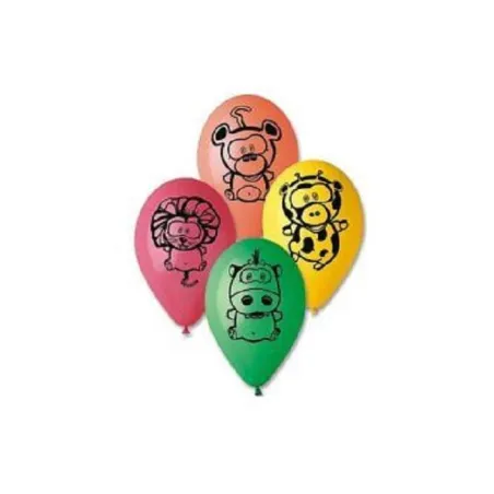 Balony Zwierzątka W Dżungli 5Szt.