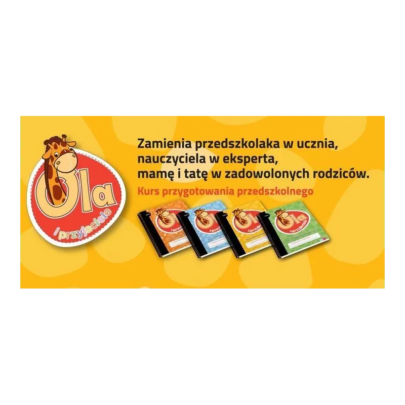 ŻYRAFA OLA KURS PRZYGOTOWANIA PRZEDSZKOLNEGO BOX