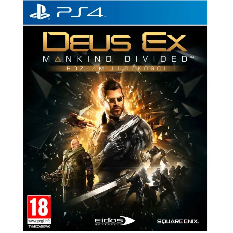 DEUS EX: ROZŁAM LUDZKOŚCI PS4