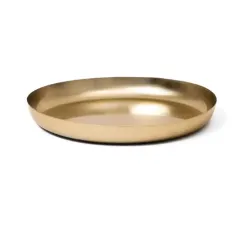 TACA OKRĄGŁA ZŁOTA 24.5 CM