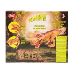 Duży Dinozaur T-Rex Zabawka Interaktywna Z Dźwiękiem I Światłami 3+