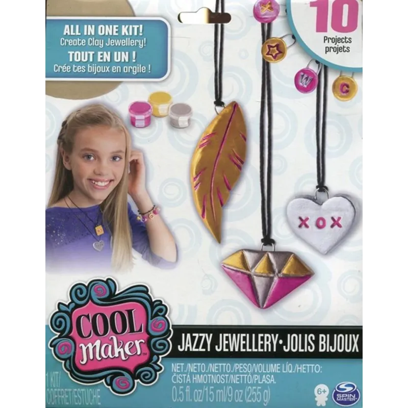 COOL MAKER JAZZY JEWELLERY ZESTAW DO TWORZENIA BIŻUTERII 6+