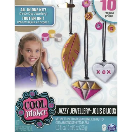 COOL MAKER JAZZY JEWELLERY ZESTAW DO TWORZENIA BIŻUTERII 6+