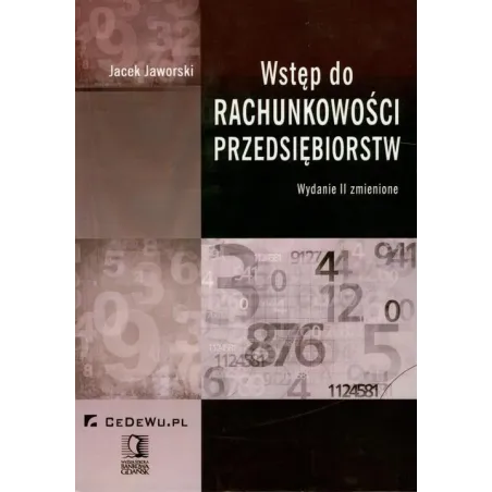 WSTĘP DO RACHUNKOWOŚCI PRZEDSIĘBIORSTW