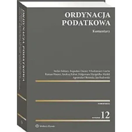 ORDYNACJA PODATKOWA. KOMENTARZ