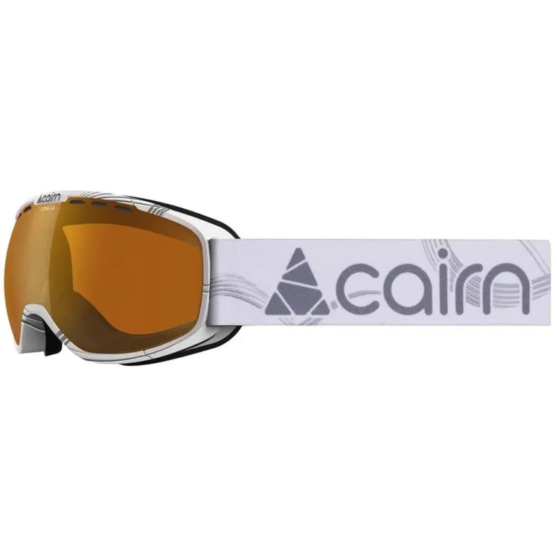 GOGLE NARCIARSKIE SNOWBOARDOWE ROZMIAR M CAIRN OMEGA PHOTOCHROMIC WHITE SILVER CURVE