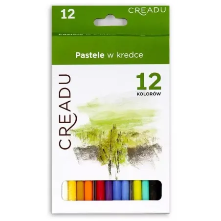 PASTELE SUCHE W KREDCE 12 KOLORÓW CREADU