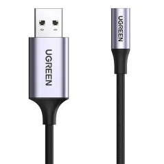 Adapter Audio Usb Do Mini Jack 3.5Mm Aux (Szary) Ugreen Cm477,