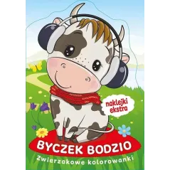 BYCZEK BODZIO. ZWIERZAKOWE KOLOROWANKI Z NAKLEJKAMI