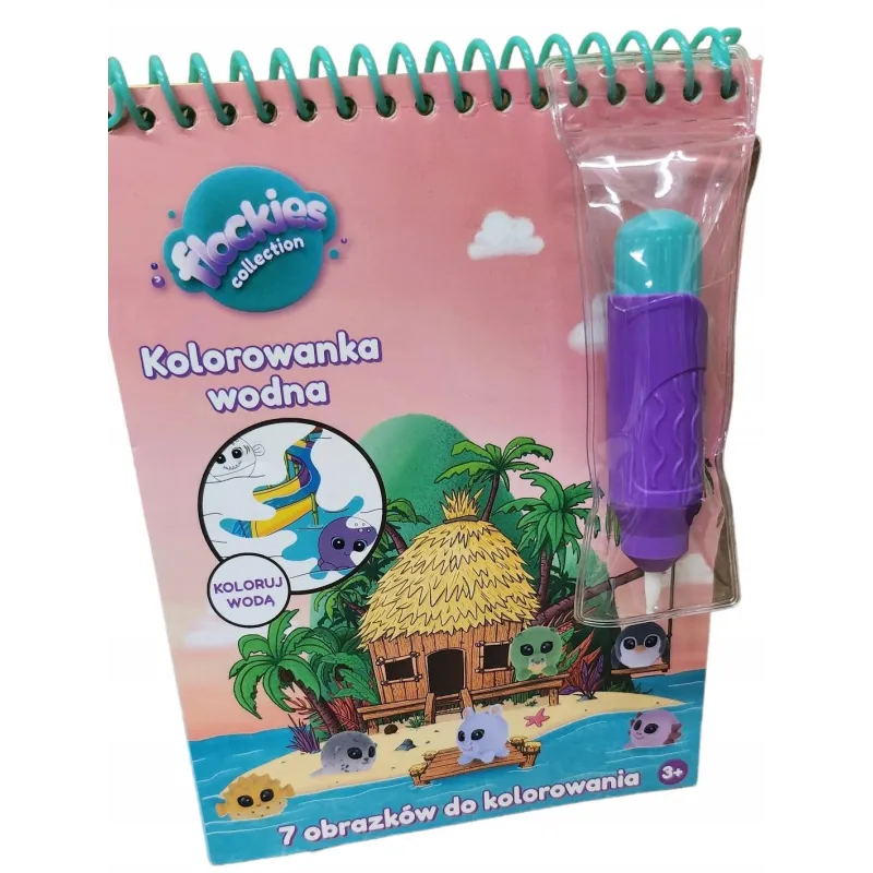FLOCKIES. KOLOROWANKA WODNA 3+