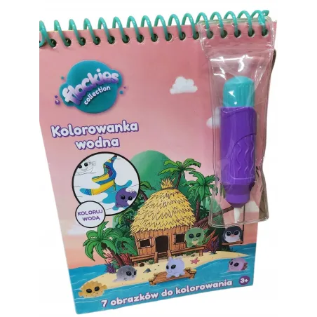 FLOCKIES. KOLOROWANKA WODNA 3+