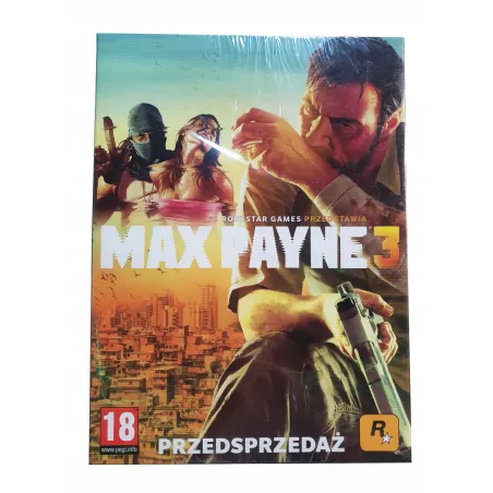 MAX PAYNE 3 KOLEKCJONERSKI ZESTAW PRZEDSPRZEDAŻOWY