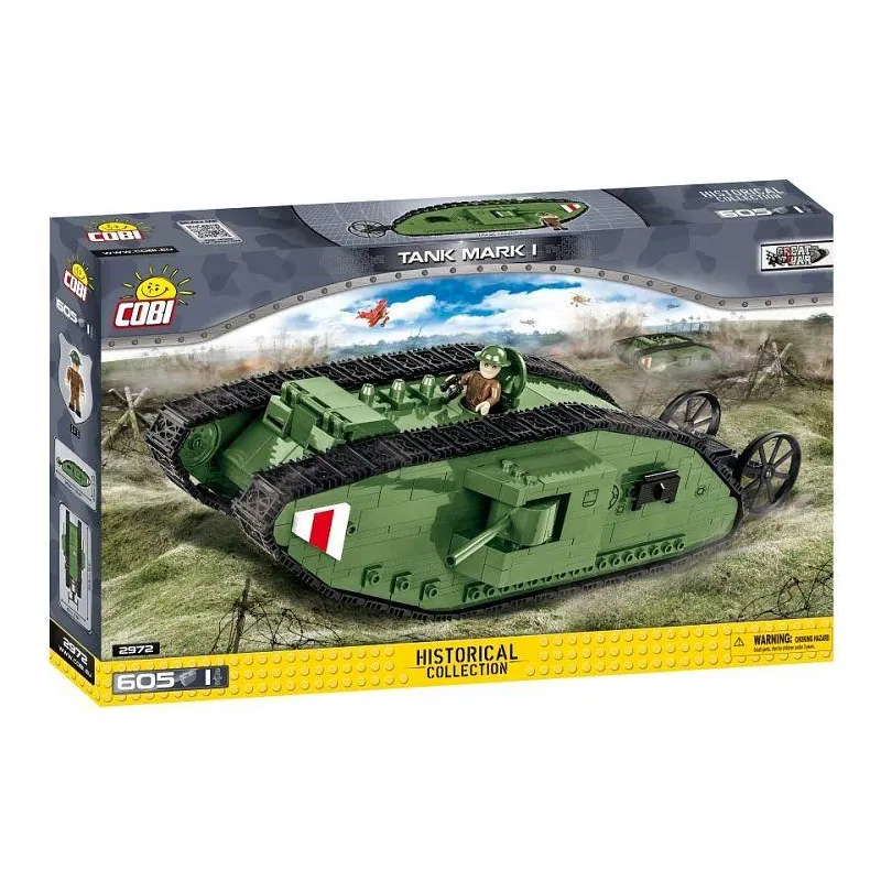 CZOŁG MARK I KLOCKI COBI SMALL ARMY 2972 7+