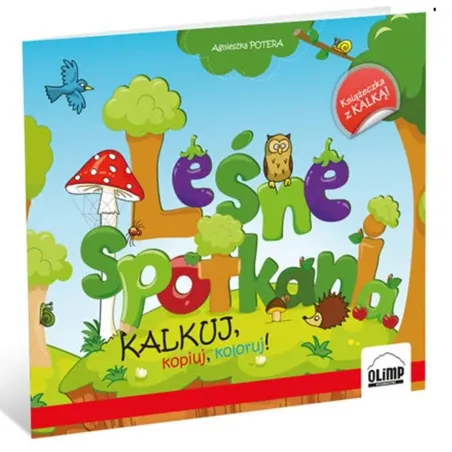 Leśne spotkania. Kalkuj kopiuj koloruj Agnieszka Potera